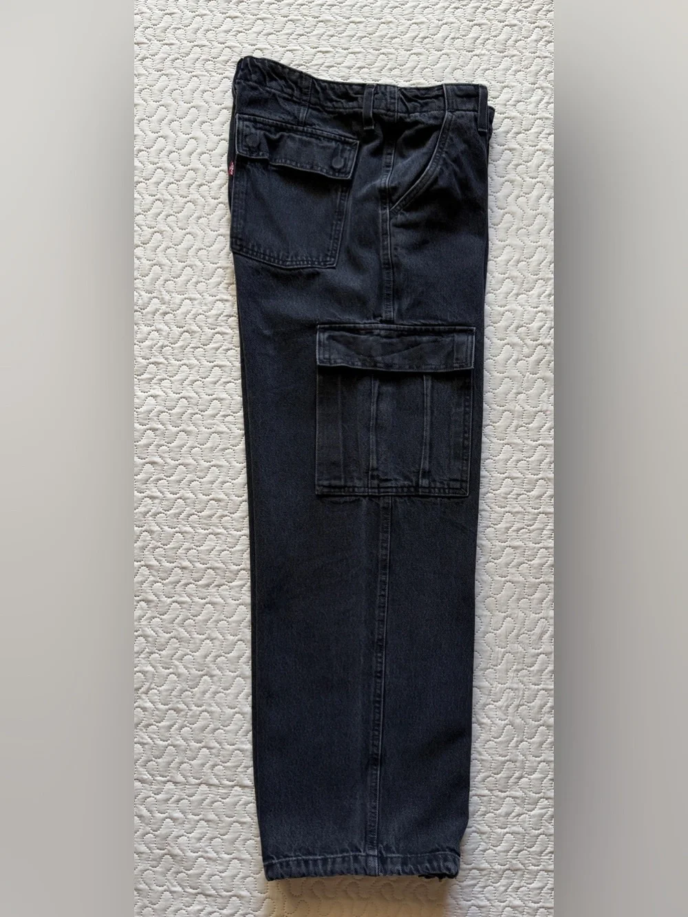 Levi's ‘94 Baggy 29x28 (fits 29-31) Wide Leg CargoBlack Wash Relaxed Fit Jeans
